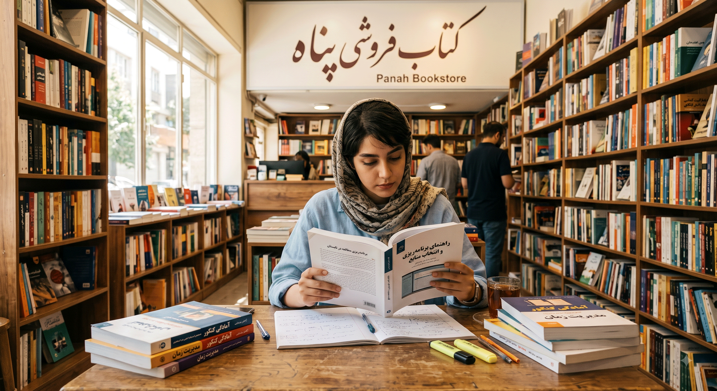 در تابستان روزی چند ساعت درس بخوانیم؟ راهنمای برنامه‌ریزی و انتخاب منابع در کتاب فروشی پناه